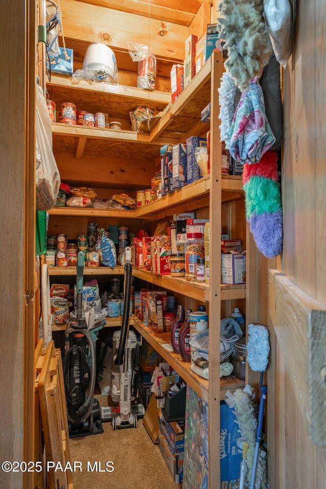 view of pantry