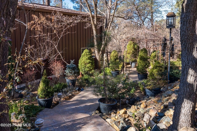 view of home's community featuring a patio