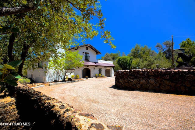 view of mediterranean / spanish-style home