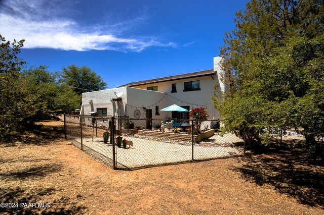 view of rear view of property