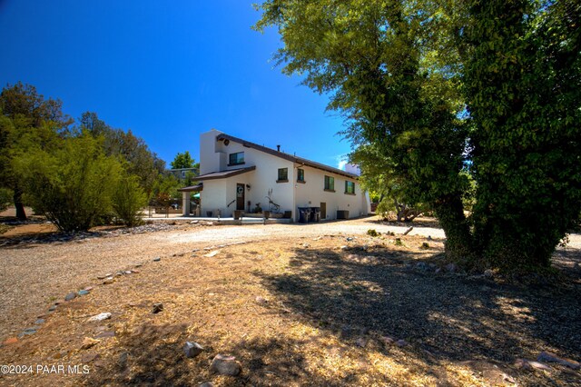 view of rear view of property