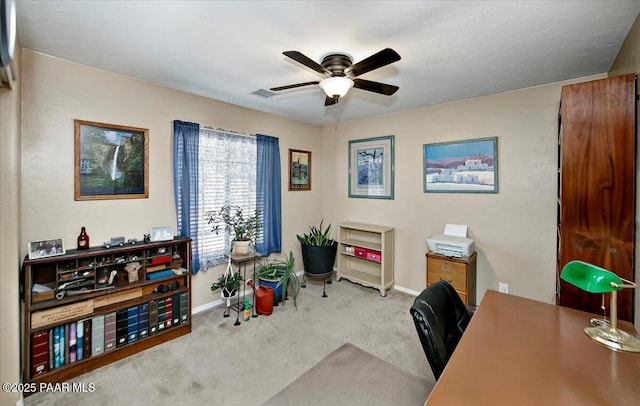 4761 N Tonto Way, Prescott Valley, AZ 86314 - office space featuring carpet floors and ceiling fan