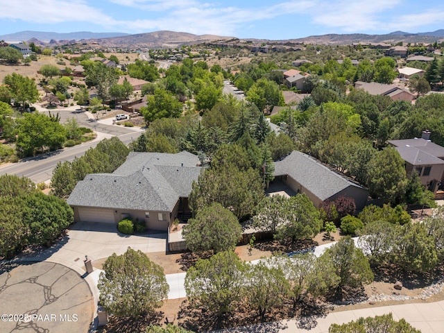 115 E Rosser St, Prescott, AZ 86301 - aerial view of residential area featuring a mountainous background