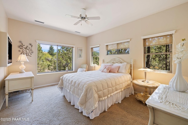 115 E Rosser St, Prescott, AZ 86301 - bedroom with carpet flooring and a ceiling fan