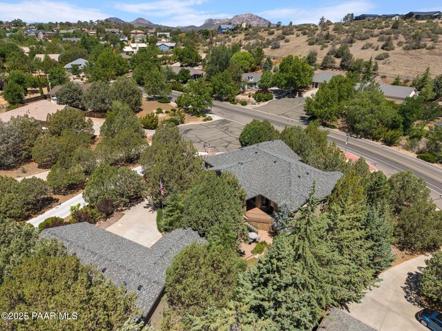 115 E Rosser St, Prescott, AZ 86301 - aerial view of residential area with mountains
