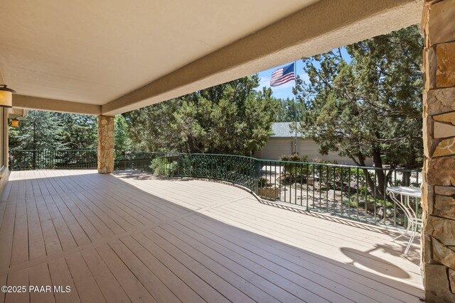 115 E Rosser St, Prescott, AZ 86301 - view of wooden terrace