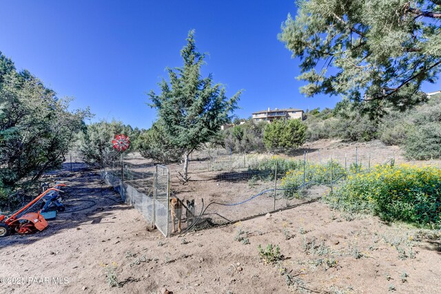 1365 W Ridge Dr, Prescott, AZ 86305 - view of yard featuring a vegetable garden