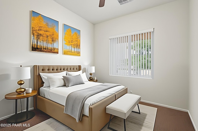 4276 N Pembroke St, Prescott Valley, AZ 86314 - bedroom featuring carpet flooring and a ceiling fan