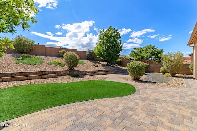4276 N Pembroke St, Prescott Valley, AZ 86314 - fenced backyard featuring a patio