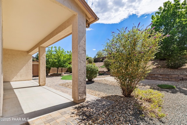 4276 N Pembroke St, Prescott Valley, AZ 86314 - fenced backyard with a patio area