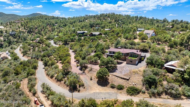 5712 W Sunrise Dr, Prescott, AZ 86305 - drone / aerial view of a forest and mountains