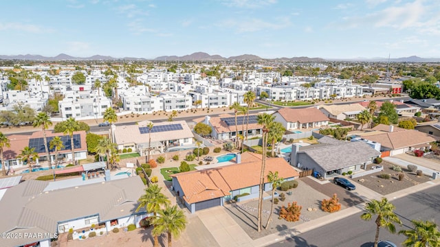 502 E Le Marche Ave, Phoenix, AZ 85022 - drone / aerial view featuring a mountain view and a residential view