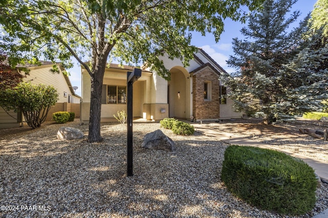 view of mediterranean / spanish house