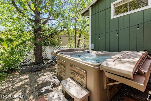 714 Mingus Ave, Prescott, AZ 86301 - view of patio / terrace featuring a hot tub