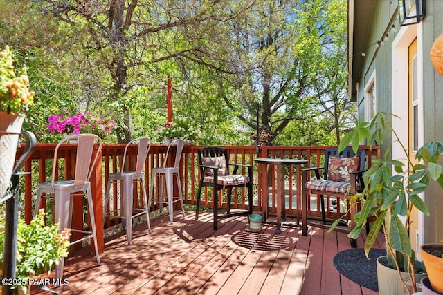 714 Mingus Ave, Prescott, AZ 86301 - view of wooden deck