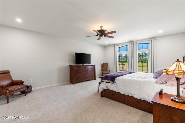 1716 Alpine Meadows Ln Unit 602, Prescott, AZ 86303 - carpeted bedroom featuring recessed lighting and ceiling fan