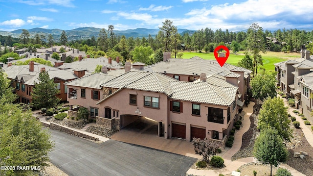1716 Alpine Meadows Ln Unit 602, Prescott, AZ 86303 - aerial perspective of suburban area featuring mountains
