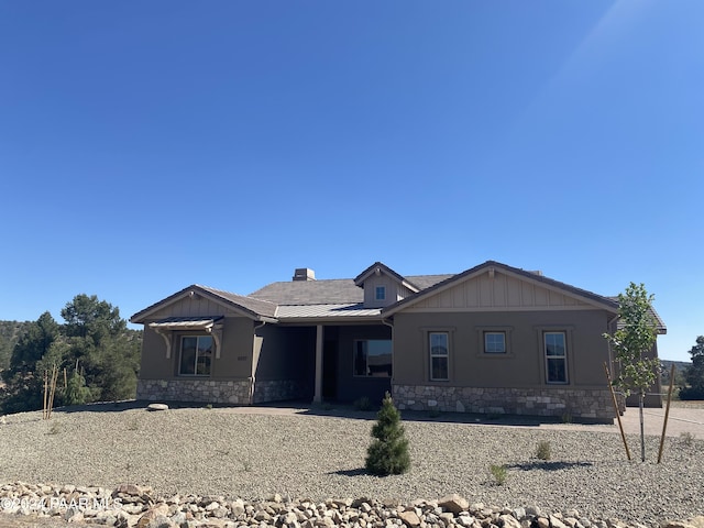 view of ranch-style home