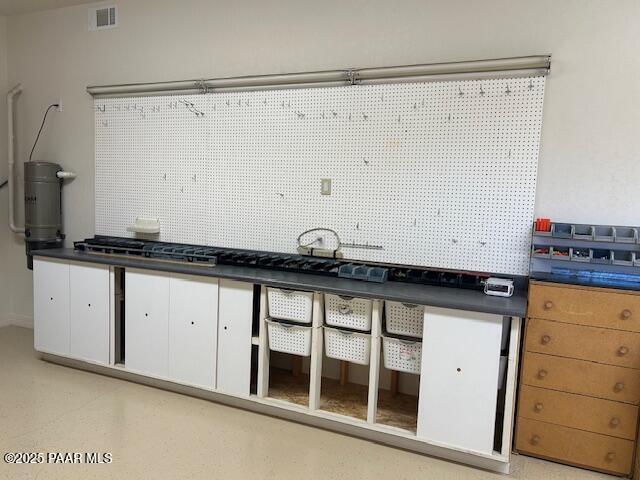 1183 Northridge Dr, Prescott, AZ 86301 - kitchen with decorative backsplash, dark countertops, and stainless steel gas cooktop