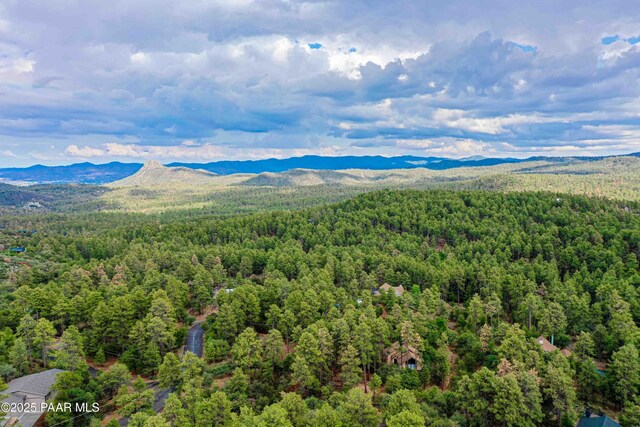 1251 Navajo Way, Prescott, AZ 86305 - bird's eye view of a forest and a mountainous background