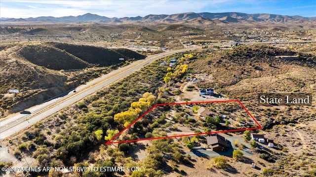 14420 Jagged Tooth Trl, Mayer, AZ 86333 - birds eye view of property featuring a mountain view