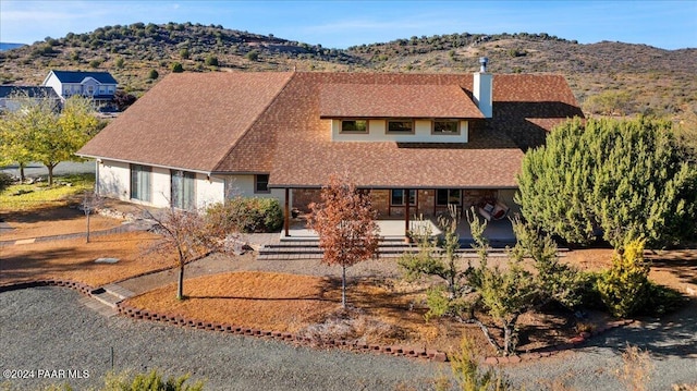 14420 Jagged Tooth Trl, Mayer, AZ 86333 - view of front facade featuring a mountain view