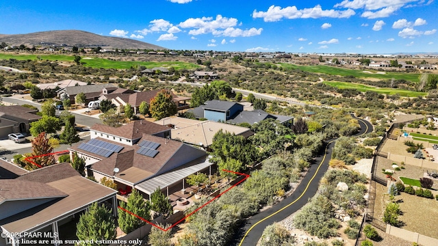 7590 E Traders Trl, Prescott Valley, AZ 86314 - drone / aerial view featuring a mountain view