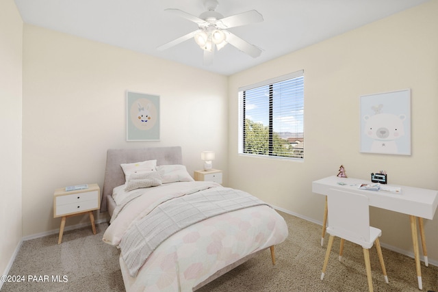 7590 E Traders Trl, Prescott Valley, AZ 86314 - bedroom featuring ceiling fan and carpet floors