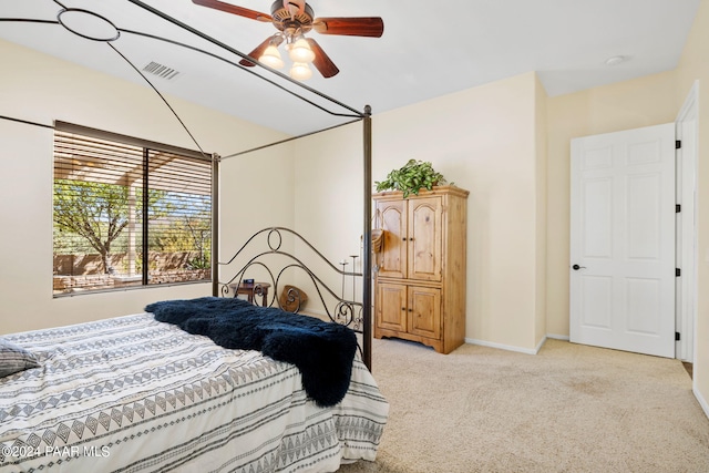 7590 E Traders Trl, Prescott Valley, AZ 86314 - carpeted bedroom featuring ceiling fan