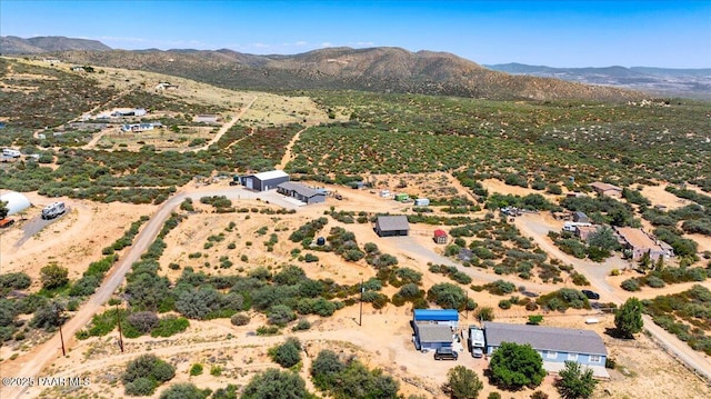 17940 E Native Dancer Ln, Dewey-Humboldt, AZ 86327 - aerial overview of property's location featuring mountains and rural landscape