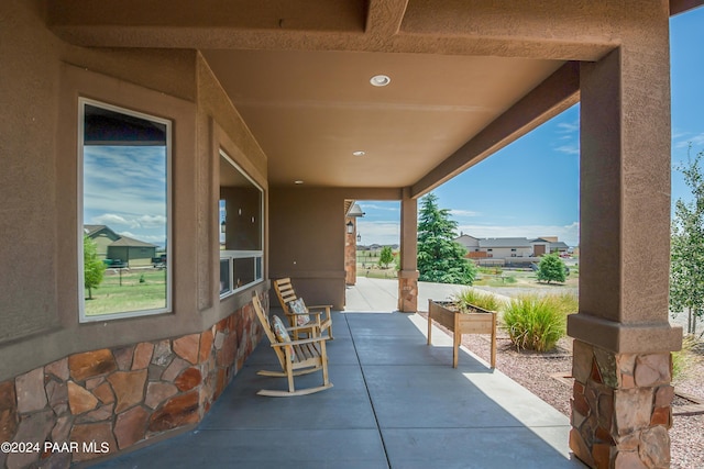 view of patio