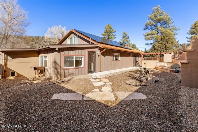 249 S Lynx Creek Rd, Prescott, AZ 86303 - rear view of house with solar panels