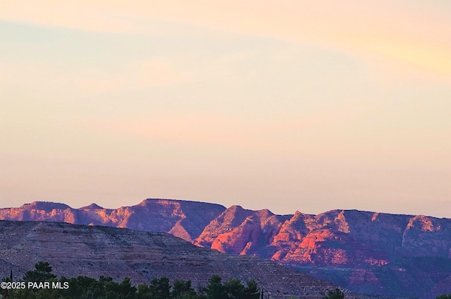 view of mountain feature