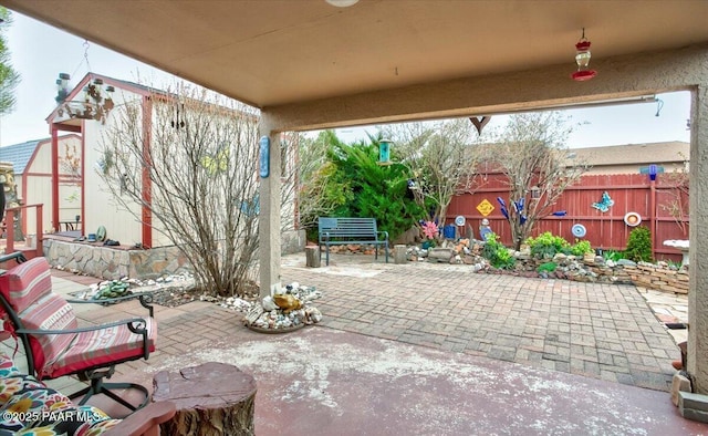 6174 N Viewpoint Dr, Prescott Valley, AZ 86314 - view of patio featuring a fenced backyard