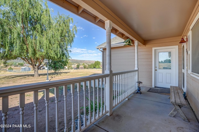 balcony with a porch