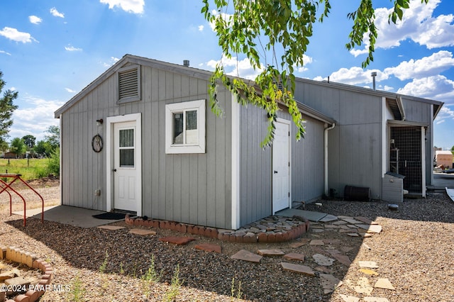 view of outbuilding