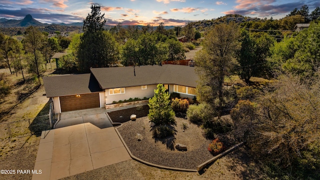 drone / aerial view