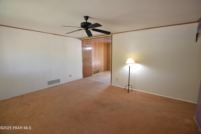 856 E Damion Loop, Chino Valley, AZ 86323 - unfurnished room with a ceiling fan and carpet floors