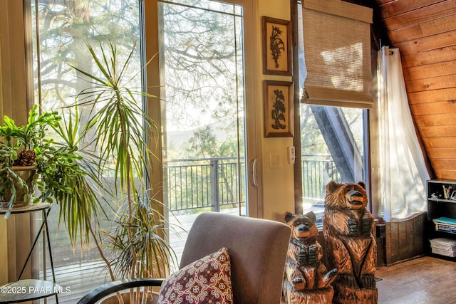 1520 W Sylvan Dr, Prescott, AZ 86305 - interior space featuring wooden walls and wood finished floors
