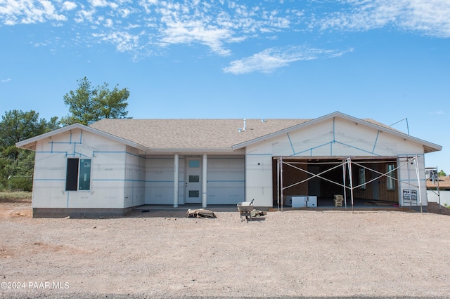 view of front of home