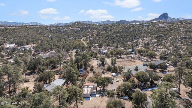 1467 N Vyne St, Prescott, AZ 86305 - bird's eye view featuring a mountain view