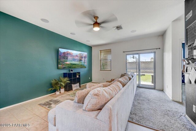 10429 W Crown King Rd, Tolleson, AZ 85353 - living room featuring ceiling fan and baseboards