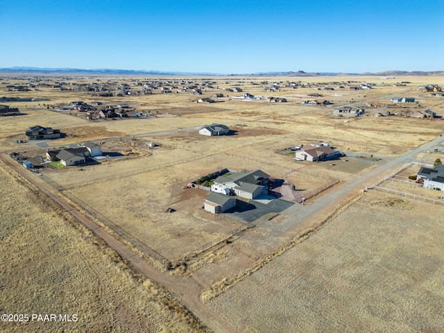 drone / aerial view featuring a rural view