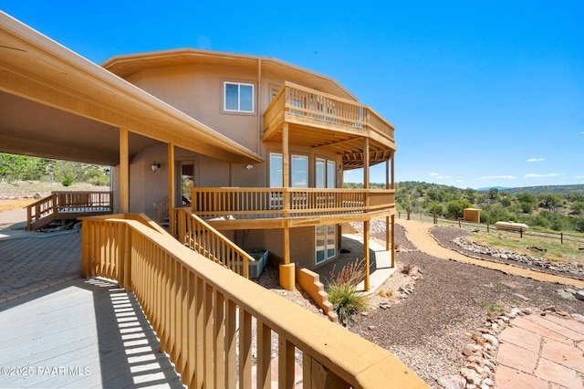 18900 N Butte Pass Rd, Prescott, AZ 86305 - back of property with stucco siding