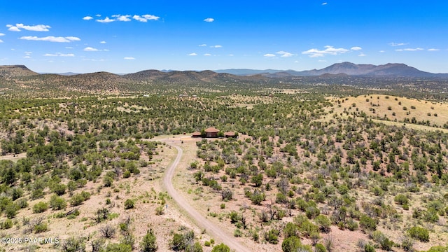 18900 N Butte Pass Rd, Prescott, AZ 86305 - aerial view of a mountainous background