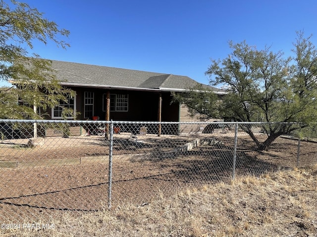 view of front of home