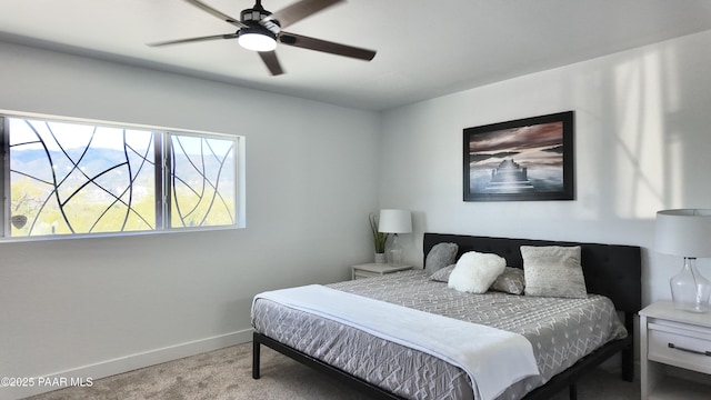 477 W State Route 260, Camp Verde, AZ 86322 - bedroom with carpet floors, a ceiling fan, and baseboards