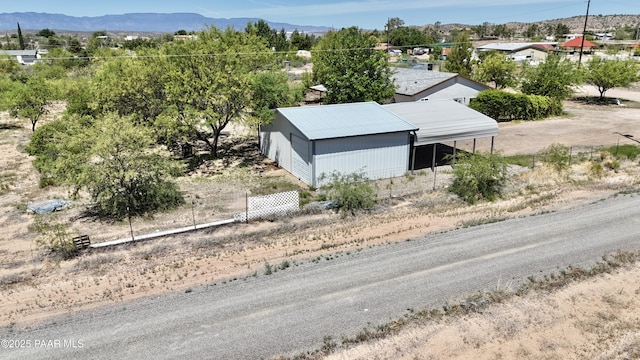 5640 N Burke Blvd, Rimrock, AZ 86335 - aerial view of property and surrounding area featuring mountains