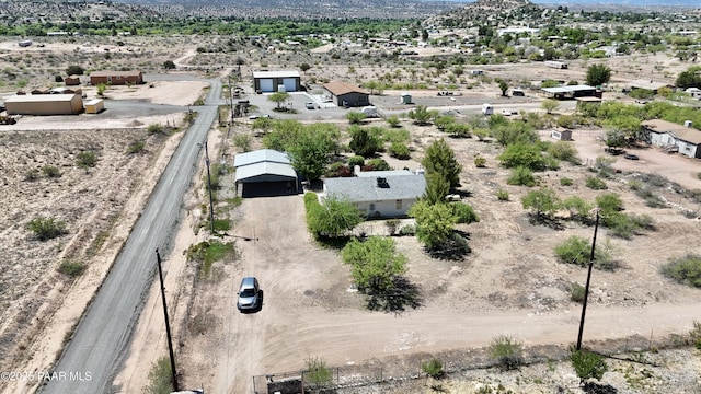 5640 N Burke Blvd, Rimrock, AZ 86335 - aerial view of sparsely populated area featuring a mountainous background and a desert landscape