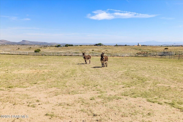 1445 S Table Mountain Rd, Chino Valley, AZ 86323 - view of yard with a rural view and a mountain view